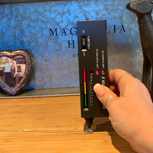 RARE Glacier Blue 2 Carat Moissanite Necklace - Picture 7 of 8